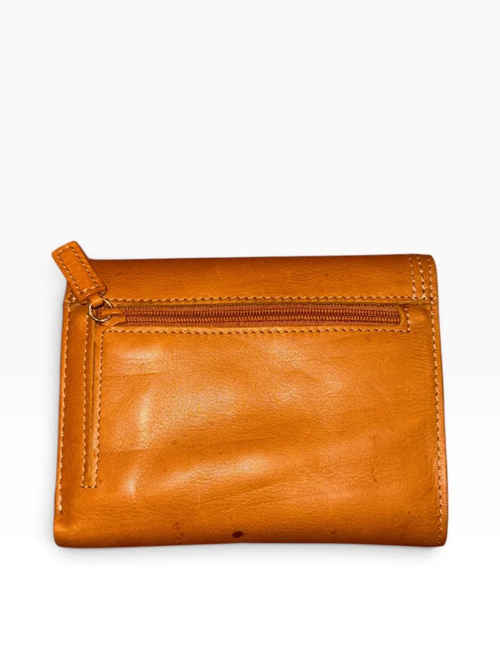 Dockers Tan Leather Compact Wallet